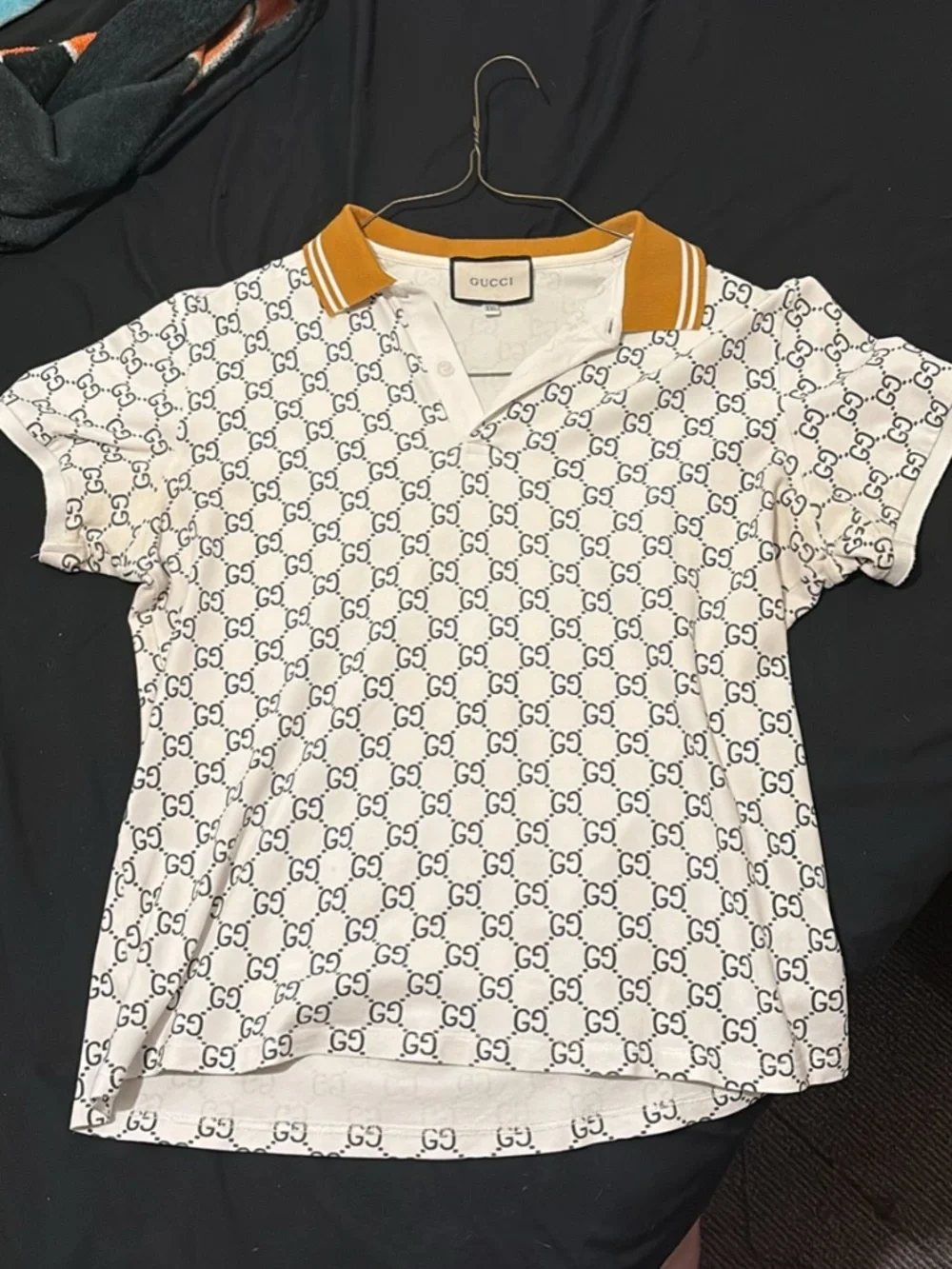 Gucci GG White Polo